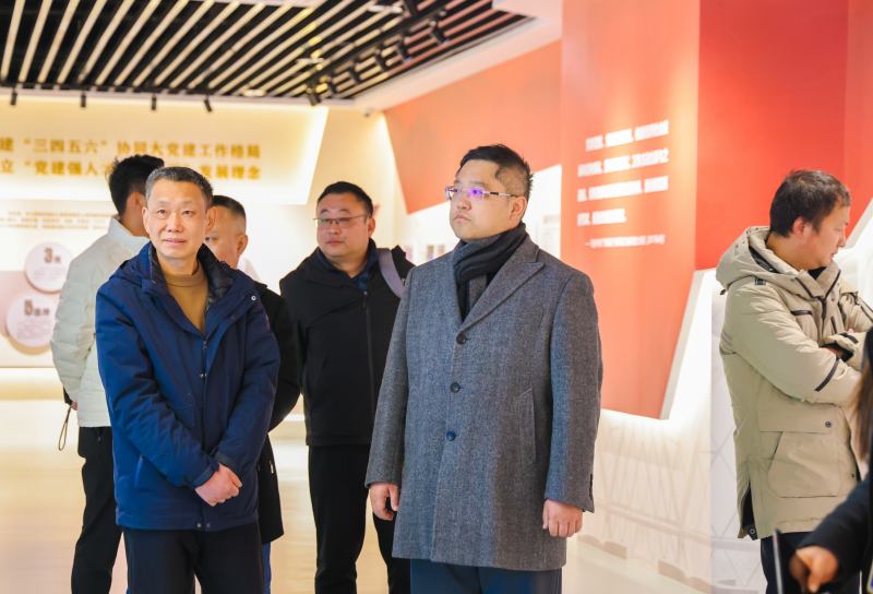 Zhu Sikun, Chief Operating Officer of Hefei Ande Ke Ming Semiconductor Technology Co., Ltd., and his delegation visited Huali for inspection