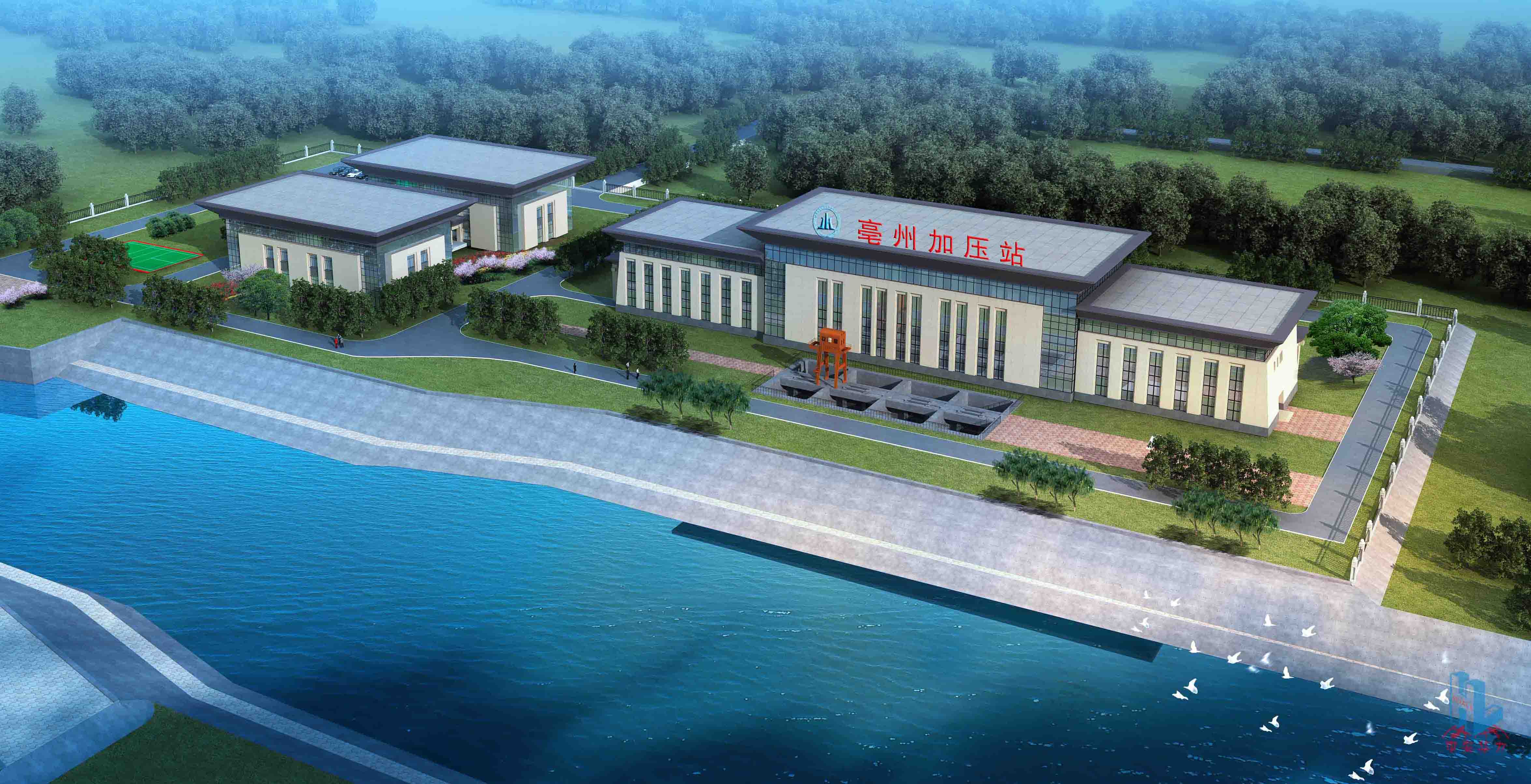 The construction of the housing project for the Bozhou urban water supply project of the Yangtze River to Huaihe River Diversion Project (Anhui section), which was undertaken by the group, has officially resumed work