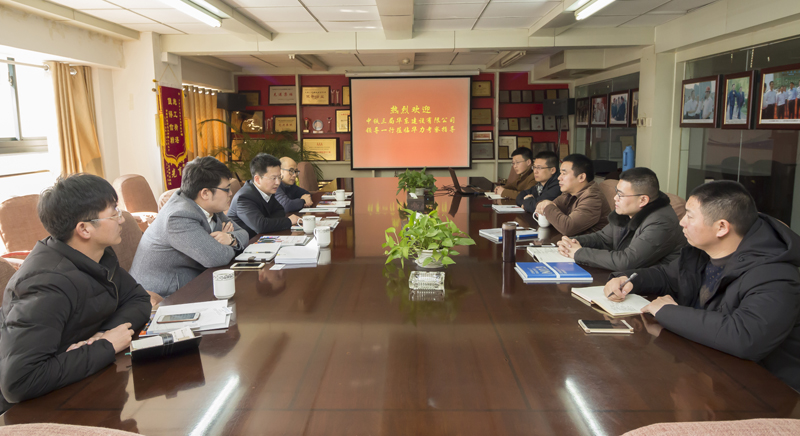 中铁三局华东公司张硕卓来华力考察